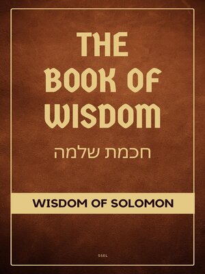 cover image of The Book of Wisdom